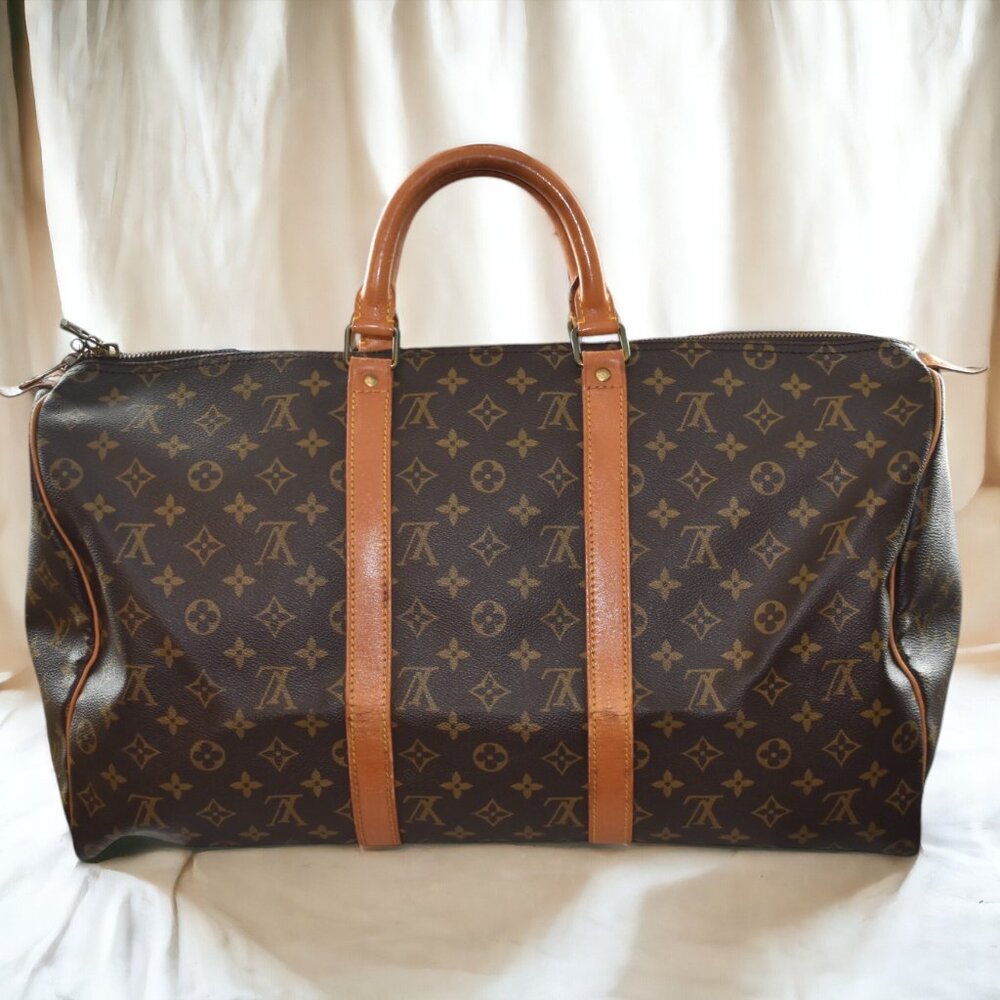 Louis Vuitton Monogram Canvas Keepall 50 Travel Bag - Picture 2 of 5